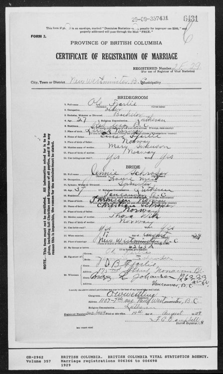 Jenny Schrøder gift 1919.jpg