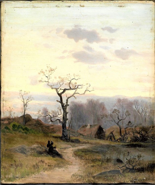 En pust i bakken, ukjent maler og sted..jpg