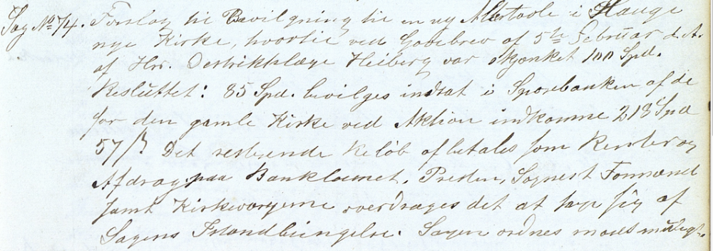 for den gamle kirke ved auksjon innkomne 218 Spcd.png