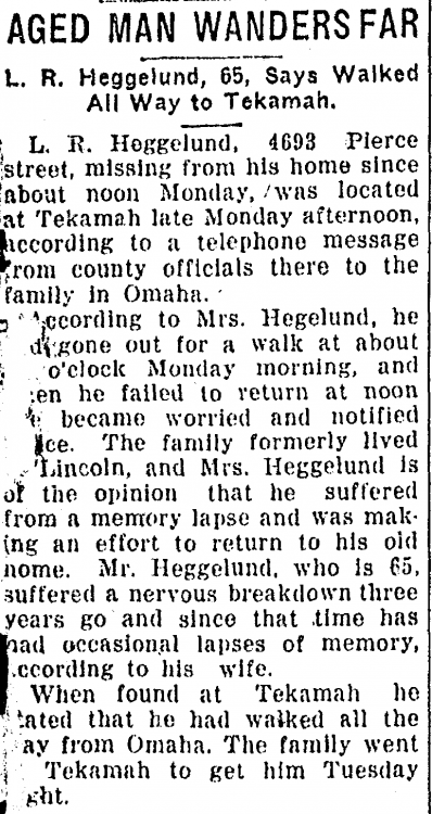 Omaha World-Herald Wednesday, Sep 01, 1926 Omaha, NE, Page 1.png
