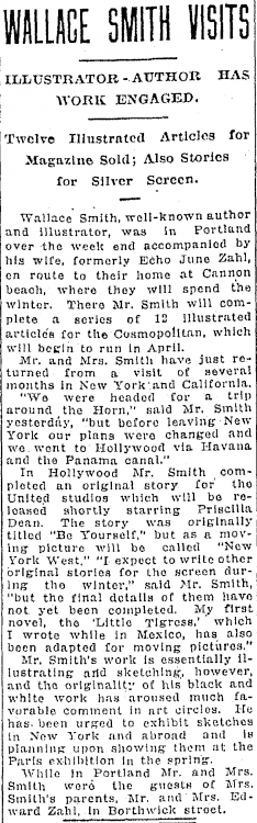 Oregonian Sunday, Dec 13, 1925 Portland, OR Page, 19.png