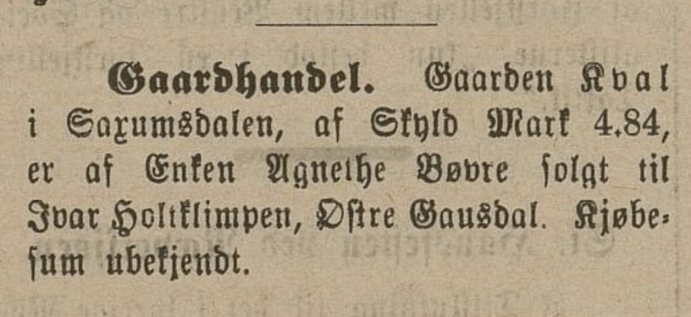 Bøvre selger Kval til Iver Holtklimpen Gudbrandsdølen 30 juni 1904.jpg