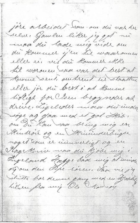 last page of january 28, 1891 letter from ole monson to knud monson (when knud was on a trip to norway).jpg