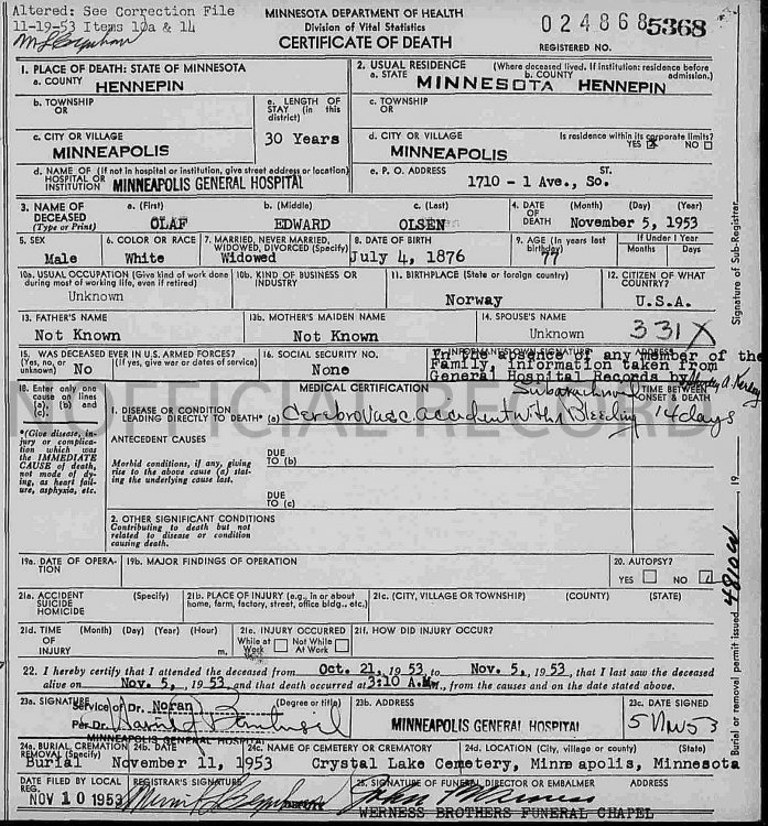 Olaf Olson death.jpg