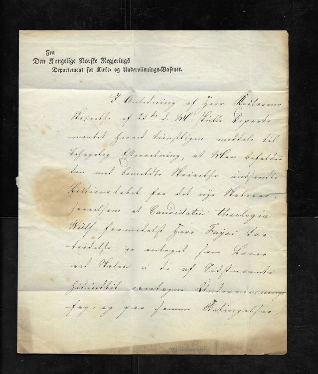 Diriks. Kirkedep. Brev 1828.side 1 001.jpg