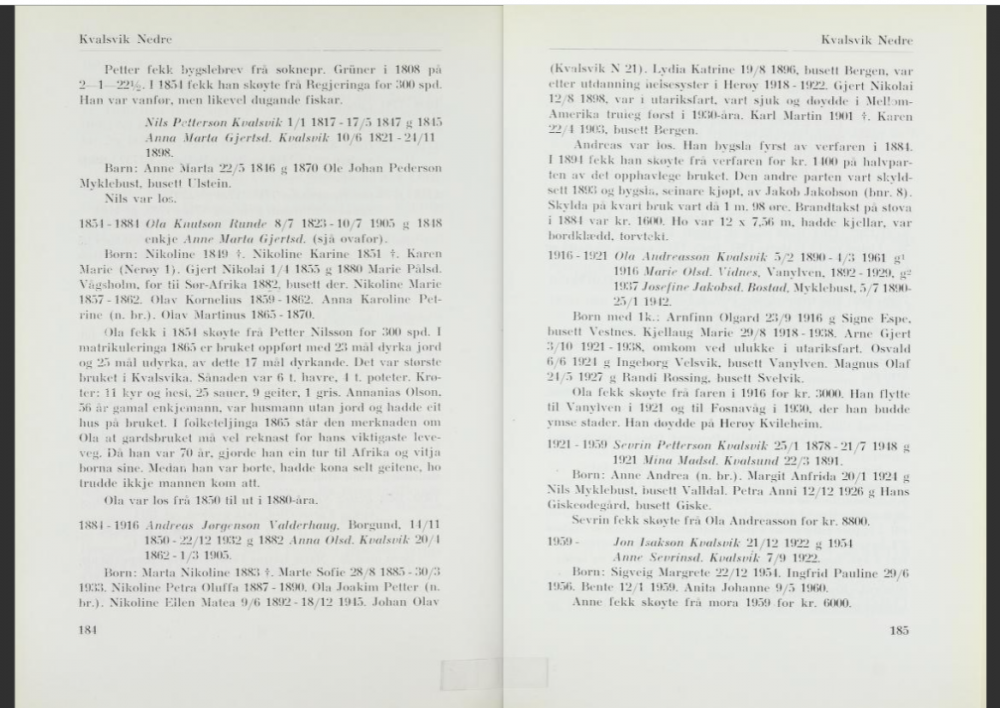 Kvalsvik Nedre 1 Herøyb 1  s184 185.png