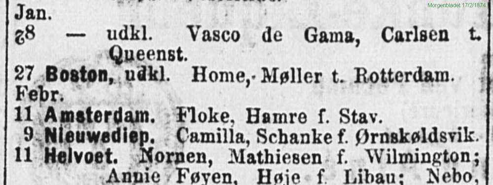 18740217 Morgenbladet - brigg Home Boston.jpg