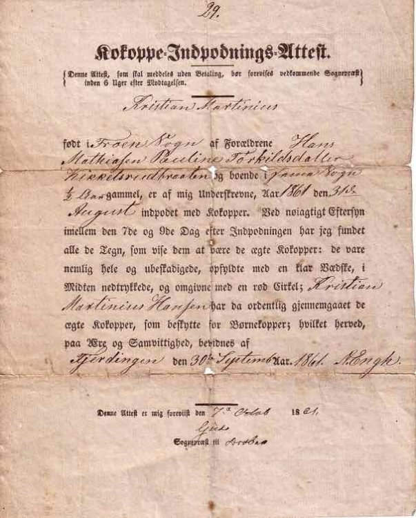 Fødselsattest Martinius Hansen 1861 SMALL.jpg
